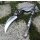 Albainox Biker Messer Skull Folder Totenkopf Antik Finish Linerlock3Cr13MoV Stahl