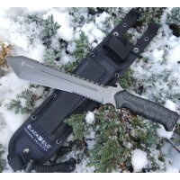 Blackfield HAMMER Messer Buschmesser Machete 440 Stahl +...