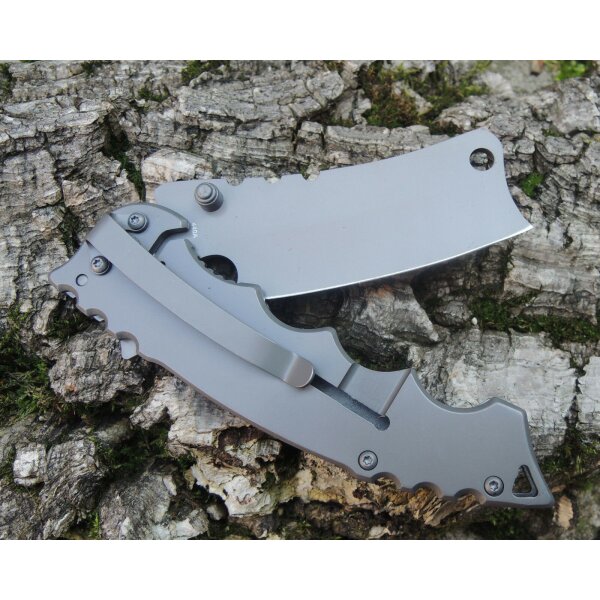 Böker Magnum MORTEM Messer Taschenmesser 440A Stahl Stahlgriff Skull 01RY217
