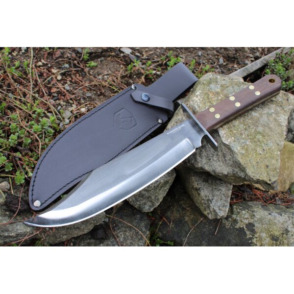 Condor Undertaker Bowie 1075 Walnussholz Braun inkl. Lederscheide