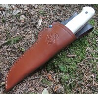 J&amp;V Forester Knives Bushcraft Knife Outdoormesser 12C27 Sandvik Stahl Micarta