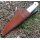 J&V Bushcraft Knife 14C28N Micarta Weiß inkl. Lederscheide