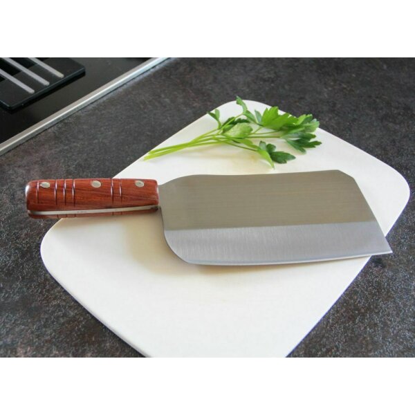 Haller Chinesisches Küchenmesser Kochmesser Fleisch-, Fischmesser etc. Holzgriff