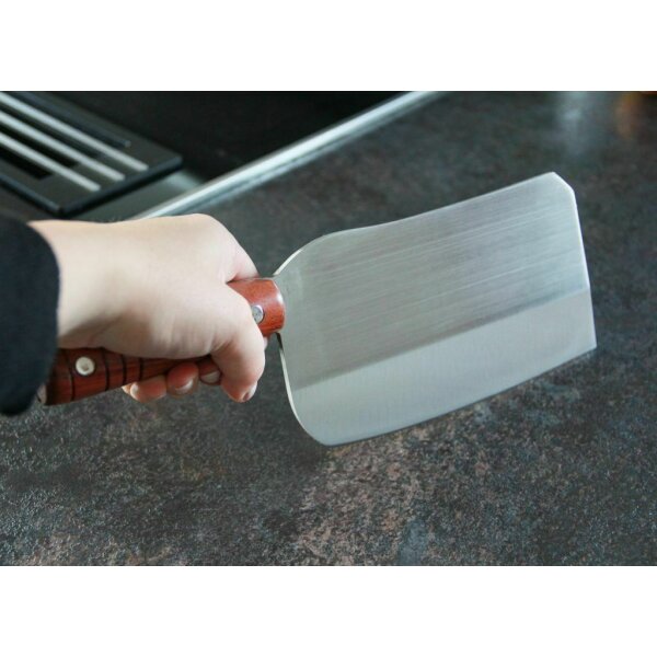 Haller Chinesisches Küchenmesser Kochmesser Fleisch-, Fischmesser etc. Holzgriff