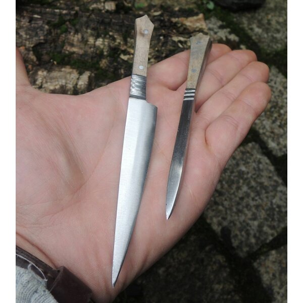 Haller IRE FEASTING SET Mittelalter Besteckset Messer Spieß Scheide