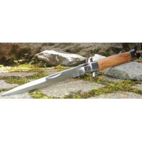 Haller ZEBRAWOOD STILETTO Einseitig geschliffen Messer...