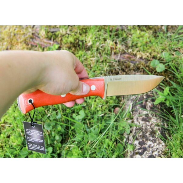 Joker Lynx N695 Micarta Orange inkl. Feuerstarter Paracord Kydexscheide