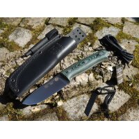 Joker Ursus N695 Micarta Grün inkl. Feuerstarter...