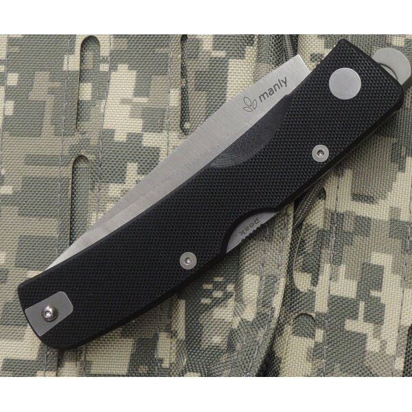 Manly Peak S90V G10 Schwarz Two Hand