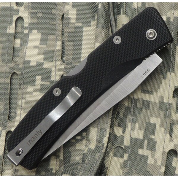 Manly Peak S90V G10 Schwarz Two Hand