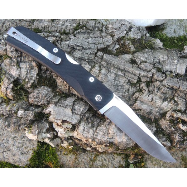 Manly Peak S90V G10 Schwarz Two Hand