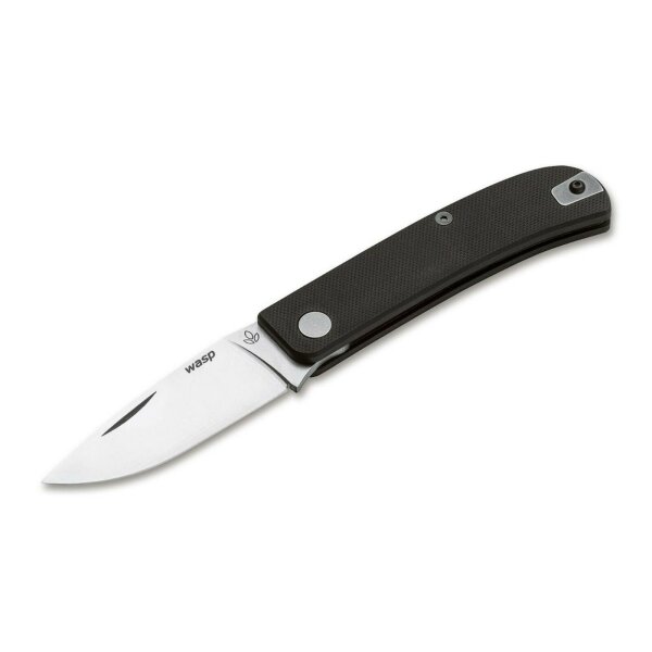 Manly Wasp 14C28N G10 Schwarz Slipjoint