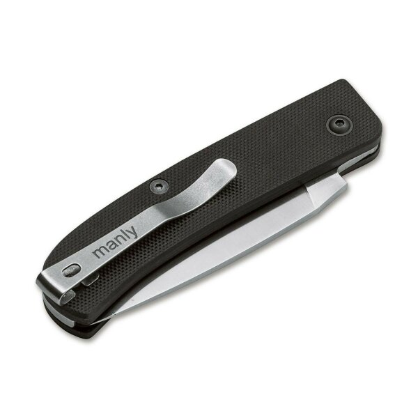 Manly Wasp 14C28N G10 Schwarz Slipjoint