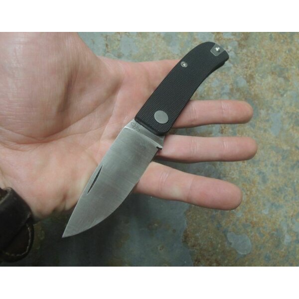 Manly Wasp 14C28N G10 Schwarz Slipjoint
