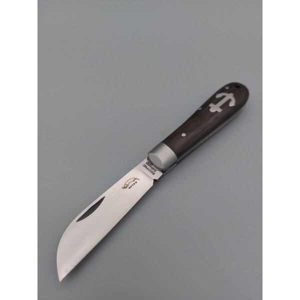 Otter  Anker-Messer I Räuchereiche rostfreier Stahl 1.4034 Eichenholz Braun