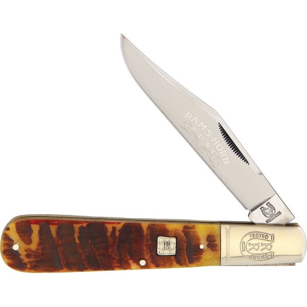 Rough Ryder Rider RAMS HORN BIG DADDY Widder Brotzeitmesser Vespermesser Widderhorn
