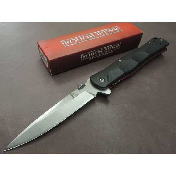 Rough Ryder Rider XXL Messer Taschenmesser einseitig geschliffen 440 Stahl Linerlock