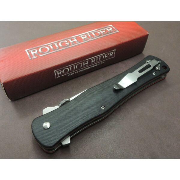 Rough Ryder Rider XXL Messer Taschenmesser einseitig geschliffen 440 Stahl Linerlock