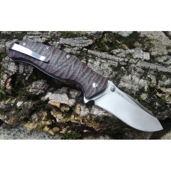 SanRenmu 1006 Messer 14C28N Stahl G10 Griff Kugellager Xtra Lock Wolframbrecher