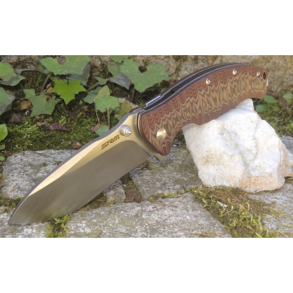 SanRenmu 1006 Messer 14C28N Stahl G10 Griff Kugellager Xtra Lock Wolframbrecher