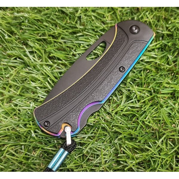 Sanrenmu Messer 7081BUI-PH Taschenmesser 8Cr13 Stahl Kunststoffgriff Lockback