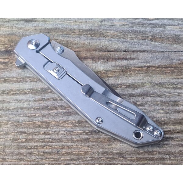 Sanrenmu Messer 9001LTC-SF1 Tanto Taschenmesser 12C27 Stahl G10 Kugellager
