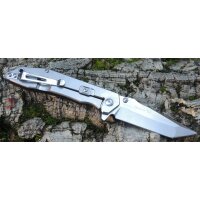 Sanrenmu Messer 9001 Tanto Taschenmesser 12C27 Stahl G10...
