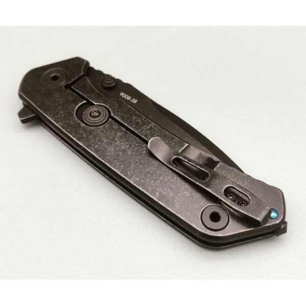 Sanrenmu Messer RAVAGE DARK 9008-SB Messer Flipper 12C27 Stahl Beta Plus Lock