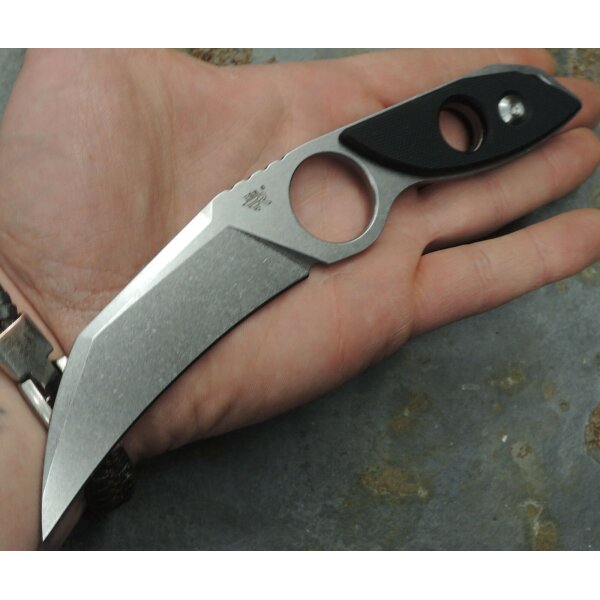Sanrenmu Outdoormesser S615 Messer EDC 8Cr14MoV Stahl G10 Griff ABS Scheide