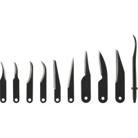 Schrade Uncle Henry WOOD CARVING SET mit wechselbaren...