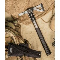 SOG FastHawk Satin Tomahawk Axt Beil Campingaxt 420 Stahl...
