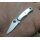 Spyderco  Bug Knife Plain Messer 3Cr13MoV Stahl Edelstahl Silber 01SP609
