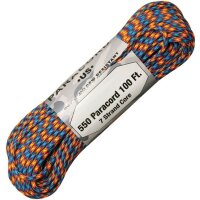 Paracord FIRE &amp; ICE 30,48 Meter 7 Strang 550 lbs...