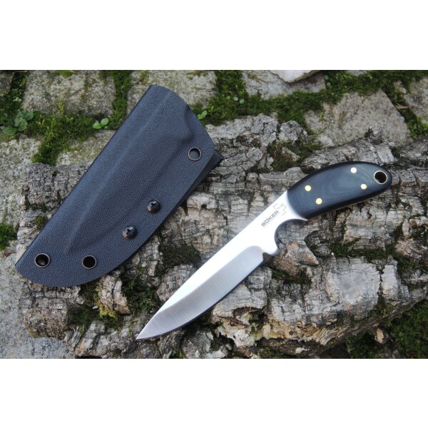 Böker Plus Pocket Knife 440C G10 Schwarz inkl. Kydexscheide