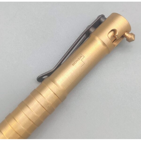 Böker Plus Tactical Pen K.I.D. cal .50 BRASS Messing Stift Kugelschreiber 09BO063