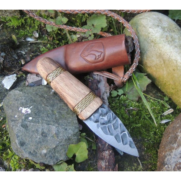 Condor Ötzi Knife 1095 Holz Braun inkl. Lederscheide
