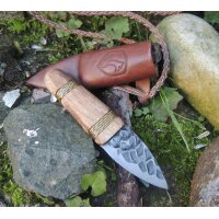 Condor Ötzi Knife 1095 Holz Braun inkl. Lederscheide