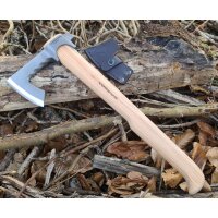 Condor Travelhawk Axe 1060 Kohlenstoffstahl Hickoryholz...