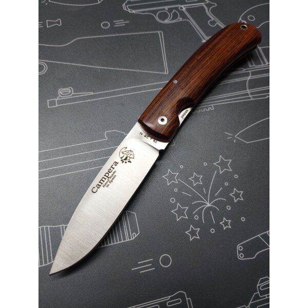 J&V Forester Knives Campera Cocobolo Messer Taschenmesser 14C28N Stahl Holzgriff