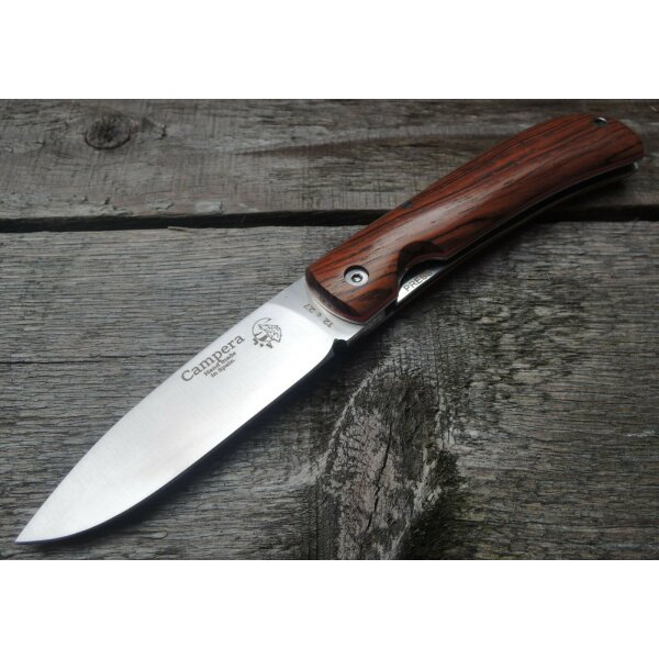 J&V Forester Knives Campera Cocobolo Messer Taschenmesser 14C28N Stahl Holzgriff