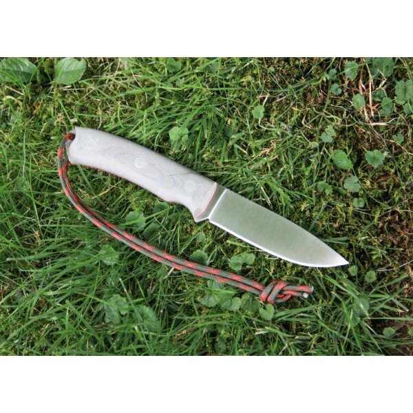 Joker Bushcrafter N695 Micarta Grün inkl. Feuerstarter Dangler Lederscheide