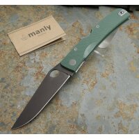 Manly PEAK D2 ONE HAND MILITARY GREEN Messer...