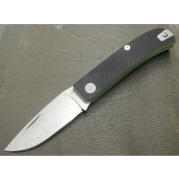 Manly WASP 14C28N Stahl black / toxic green Slip Joint...