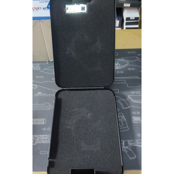 MFH Safety Case Sicherheitskassette mit Zahlenschloss Mini Safe Tresor