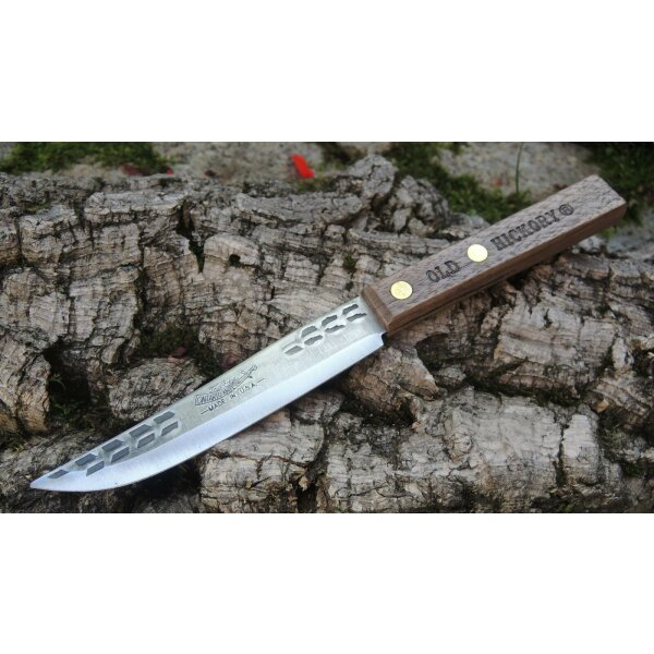 Old Hickory Messer PARING KNIFE I Küchenmesser Kohlenstoffstahl Hickoryholz