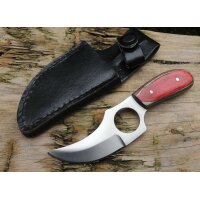 Pakistan Short Skinner Messer Jagdmesser Multicolor  Holz...