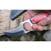 Pakistan Short Skinner Messer Jagdmesser Multicolor  Holz...