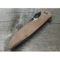 QSP Knife LOCUST QS117A Messer VG10 Stahl Leinen Micarta...