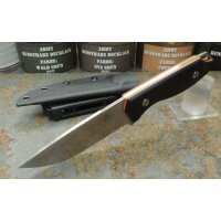 QSP Knife Toukan I 9Cr14MoV Stahl Black G10