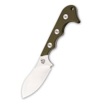 QSP Knife NECKMUK  QS125-C Neck Knife D2 Stahl Green G10